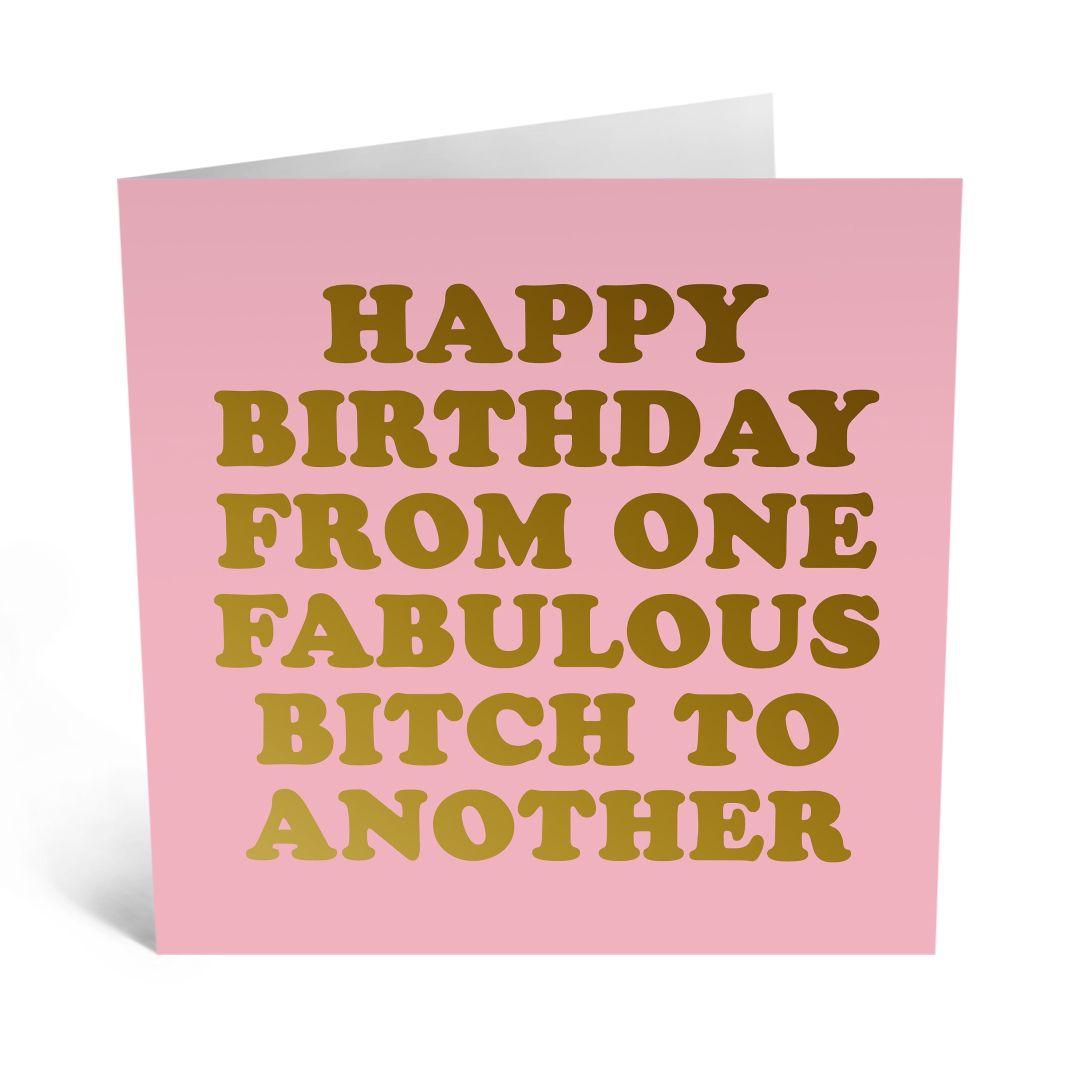 Central 23 Fun Birthday Card for Her 'Fabulous B**** To Another