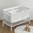 thumbnail image 2 of Sweet Jojo Designs + BreathableBaby Celestial Pink Gold and Grey Breathable Mesh Crib Liner Pad, 2 of 6
