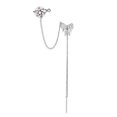 thumbnail image 3 of Xihbxyly Pendientes de Lazo, Elegante Diseño Largo con Borlas, Acabado Metálico Llamativo, Cómodos para Usar Todo El Día, Regalo Perfecto para Cualquier Ocasión, Ideales para Mujeres de Todas Las Eda, 3 of 3