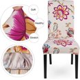 thumbnail image 2 of Printed Dining Room Chair Covers Set of 4, Stretch Kitchen Chair Covers Washable Parsons Chair Slipcover Removable Dining Chair Protectors for Hotel,Ceremony(Flower Pattern), 2 of 6