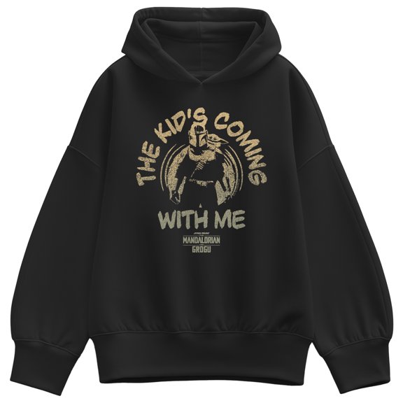 Star Wars - The Kid's Coming With Me Oversized Fleece Hoodie Sweatshirt
