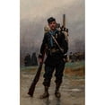 thumbnail image 3 of Jean-Baptiste Édouard Detaille 13x18 Black Modern Framed Museum Art Print Titled - A French Infantryman from the Franco-Prussian War (1877), 3 of 5