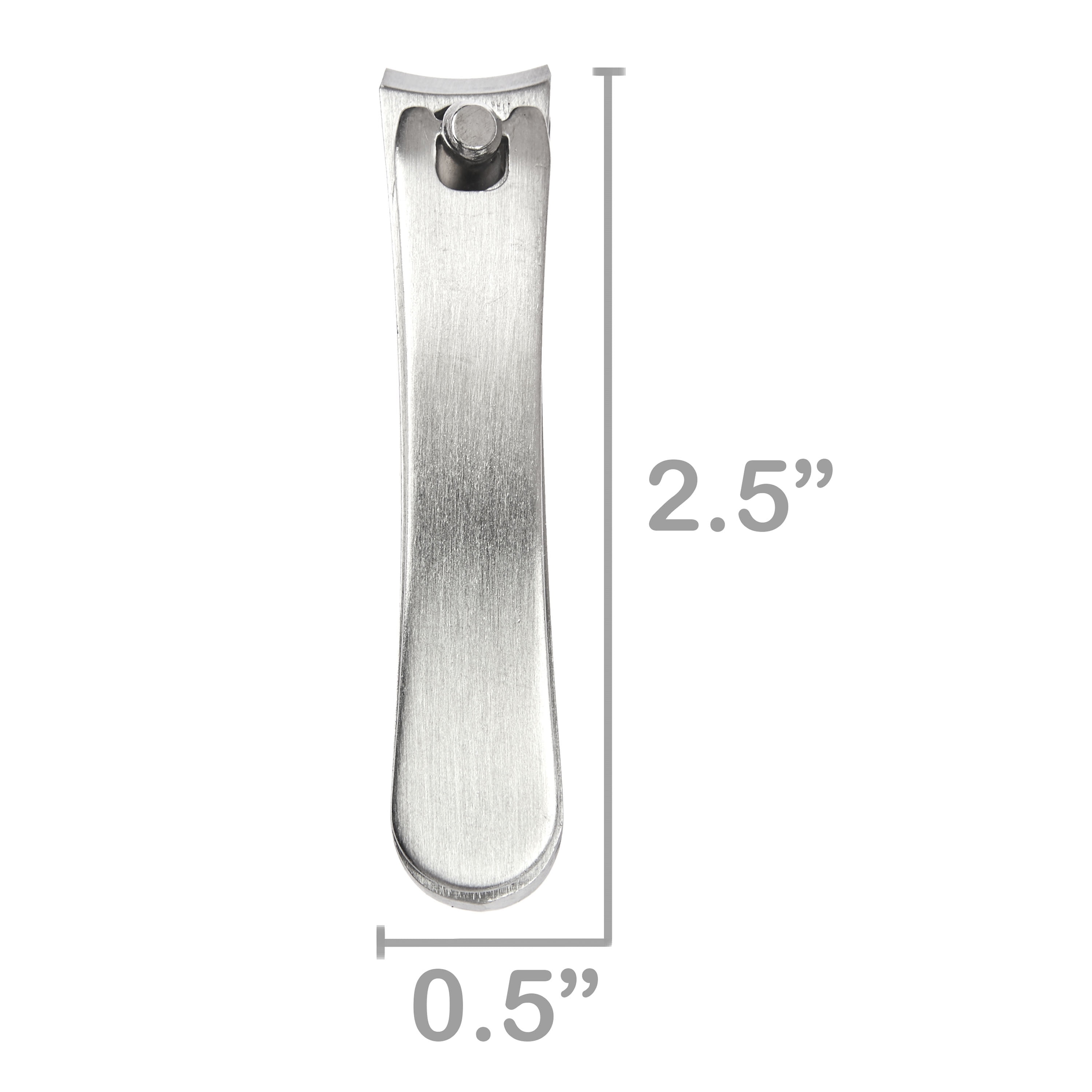 Chrome Plated Toe Nail Clipper, Curved, 12 pack – Universal Pro Nails