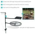 thumbnail image 3 of Sunnydaze 16" x 10.5" and 22" x 22" Steel Rectangle and Round Dual Fire Pit Cooking Grills, 3 of 13