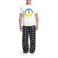 thumbnail image 5 of CafePress - Peace In Ukraine. Stand With Ukraine. Supp Pajamas - Men's Light Loose Fit Cotton Pajama Set, 5 of 7