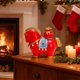 thumbnail image 5 of Adorno navideño de caballo de resina | Figura decorativa navideña roja y blanca | Mueble de TV moderno para sala de estar | Idea de regalo festivo | Elegante decoración invernal para el hogar, 5 of 6
