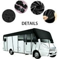 thumbnail image 5 of RV Roof Cover Waterproof, Universal Caravan Roof Cover,Motorhome Top Coverr Frost UV Protector Tarpaulin With Retractable Straps For Camper Travel, 5 of 6