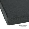 thumbnail image 5 of Greendale Home Fashions 18 x 18 in. Carbon Outdoor Dining Seat Cushion (4-Pack), 5 of 6