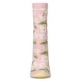 thumbnail image 4 of MeMoi Women's Daisy Pointelle Crew Socks - Womens - Female, 9-11, Pink, 4 of 6