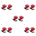 thumbnail image 2 of Greeniant 1 par de guantes de ciclismo de verano a prueba de golpes con almohadilla gruesa, guantes de ciclismo de medio dedo para deporte, Type2 NO2, 2 of 6
