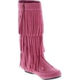 thumbnail image 7 of I Love Kids Ava-18K Children's 3-Layers Fringe Moccasin Style Mid-Calf Boots, 7 of 7
