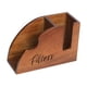 thumbnail image 5 of Organizador de filtros de café de madera, diseño vintage, caja decorativa, soporte para filtros de café en forma de cono para encimera de oficina, 5 of 9