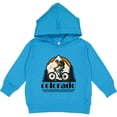 thumbnail image 2 of Inktastic Colorado Mountain Biking Toddler Hoodie, 2 of 4