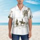 thumbnail image 2 of Balery Cowboys Riding A Horse Near A Tree Camisas hawaianas de manga corta para hombre, camisas playeras de corte holgado, camisas de vacaciones con botones,Large, 2 of 7