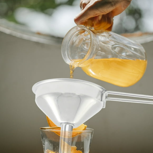 Xuewenshw Stainless Steel Funnel Funnel For Filling Bottles | Small Kitchen Funnel Bottle Funnel With Long Handle | Food Grade Kitchen Funnel | Hangable Oil Filling Funnel Funnel Cake