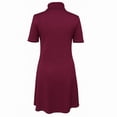 thumbnail image 2 of Vestido George para Dama Manga Corta Vino Talla M, 2 of 4