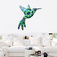 thumbnail image 3 of Yihuala Metal Iron Hummingbird Wall Art Bright Color Wall Decor Colorful Birds Sculpture Hanging for Indoor Outdoor Home Bedroom, 3 of 7
