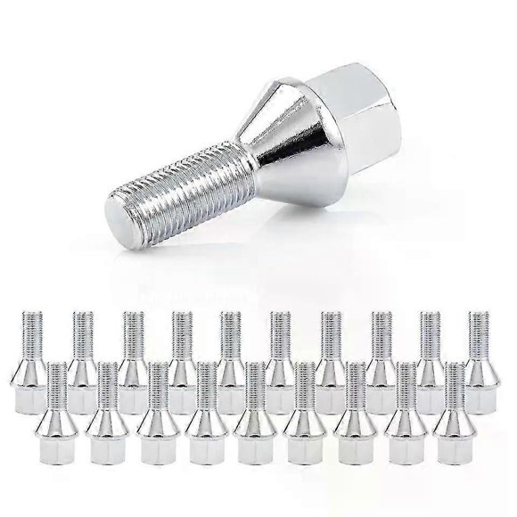 20X Wheel Lug Nuts 12x1.25 for Jeep Cherokee Compass Dodge Dart Chrysler 200