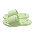 thumbnail image 2 of Domzle Shower Shoes for Womens Mens Slides | Quick Drying,with Arch Support,Beach Sandals,Non Slip,Summer,Bathroom,Indoor,Massage House Slippers,Drain Holes Green, 2 of 5