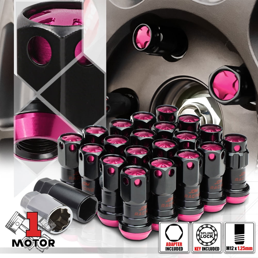 pink lug nuts