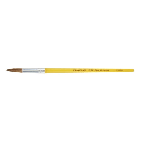 UPC: 0071662003937 | Crayola 1127 Camel Hair Watercolor Brush  Round Type  Short Handle  Size 10