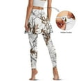 thumbnail image 2 of FUIALDOLG White Hunting Camouflage Print Pleated Skirt Leggings Camo Yoga Leggings for Women Lady Athletic Golf Skirts with Leggings Tennis Clothing Casual Trousers,Size 3XL, 2 of 7