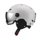 thumbnail image 2 of Snowboard Casco de la oreja a prueba de viento deportes de invierno al aire libre Casco de skateboard L gris claro, 2 of 8