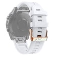 thumbnail image 1 of For Garmin Fenix 6s Pro 20mm Rose Gold Buckle Silicone Watch Band, 1 of 4