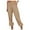 Khaki, variant on XFLWAM Women's Parachute Pants Drawstring Elastic Low Waist Ruched Cargo Pants Streetwear Windbreaker Pants Pink M