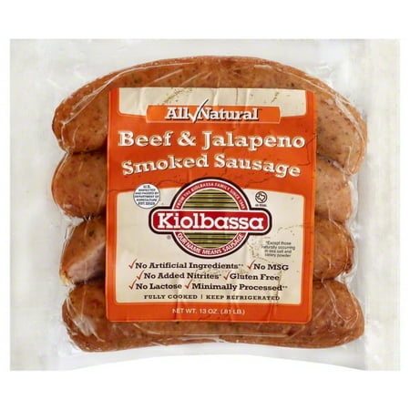 Kiolbassa Natural Jalapeno Smkd Sausage