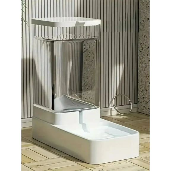 Dog Automatic Feeder Transparent Automatic Gravity Cat Water Bowl High Capacity Food Storage Container Cat And Dog Accessories