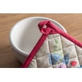 thumbnail image 3 of Maison d' Hermine Jardin D'ete - Fog 100% Cotton Easter Set of Oven Mitt (7.5 Inch by 13 Inch) and Pot Holder (8 Inch by 8 Inch) for BBQ | Cooking | Baking | Grilling | Barbecue | Spring/Summer, 3 of 5