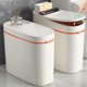 thumbnail image 1 of 13L Trash Can With Lid Stainless Steel Touchless Kitchen Waste Bin Narrow Space Garbage Bin For Home Office Bathroom, 1 of 5