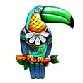 thumbnail image 2 of sunsanly Metal Toucan Wall Decoration Home Office Living Room Indoor Outdoor Wall Art Big Mouth Bird Hanging Ornament Pendant Iron Craft, 2 of 8