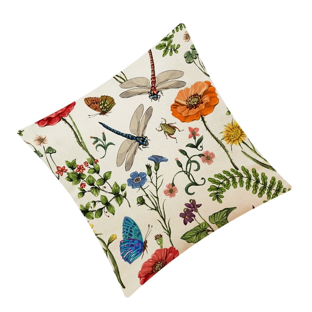 Ounissouiy Fundas de almohada clásicas para sala de estar: tela transpirable, cremallera y amplia aplicación. Jardín y Patio uno 45*45 CM