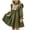 Green, variant on StSilkitty Girls' Bowknot Dress Puff Long Sleeve Crewneck Ruffle Midi Dresses Fall Lightweight Casual Soft Outfits