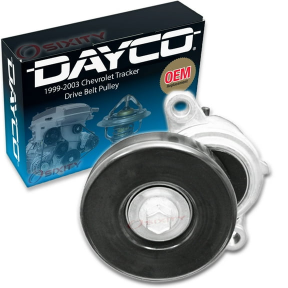 Dayco Drive Belt Tensioner Assembly compatible with Chevrolet Tracker 2.0L L4 1999-2003