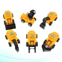 Milisten Construction Car Cake Toppers Multi Color Plastic Ornaments for Birthday Decor