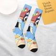 thumbnail image 6 of Saiise Bluey Funny Socks Men Women Boys Kids Adults Novelty Graphic Crew Tube Socks Crazy Design Casual Dress Socks for Sports,Running,Travel, 6 of 7