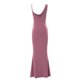 thumbnail image 4 of SAYOO Vestidos para Mujer 2022, Correa Irregular Sin Mangas Corte Bajo Color Sólido Flaco Elegante Vestidos Largos SAYOO Moda, 4 of 9