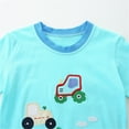 thumbnail image 6 of DAETIROS Boys Summer Car Outfit Sets-Casual Soft Cotton Graphic Car Short Sleeve Shirt and Cute Elastic Shorts Boys Summer Clothes on Sale Light Blue Size 3 T, 6 of 6