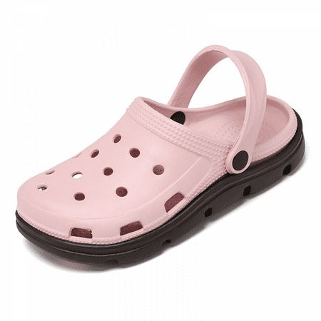 

Wish Unisex Garden Clogs Shoes Women Men Summer Slide On Sandals-Pink(40/41 EU) S1395