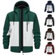 thumbnail image 1 of Ceisia Men's Outdoor Sports Pants Waterproof Hooded Long Sleeve Summer Regular Fit with Gift Zipper, 1 of 7