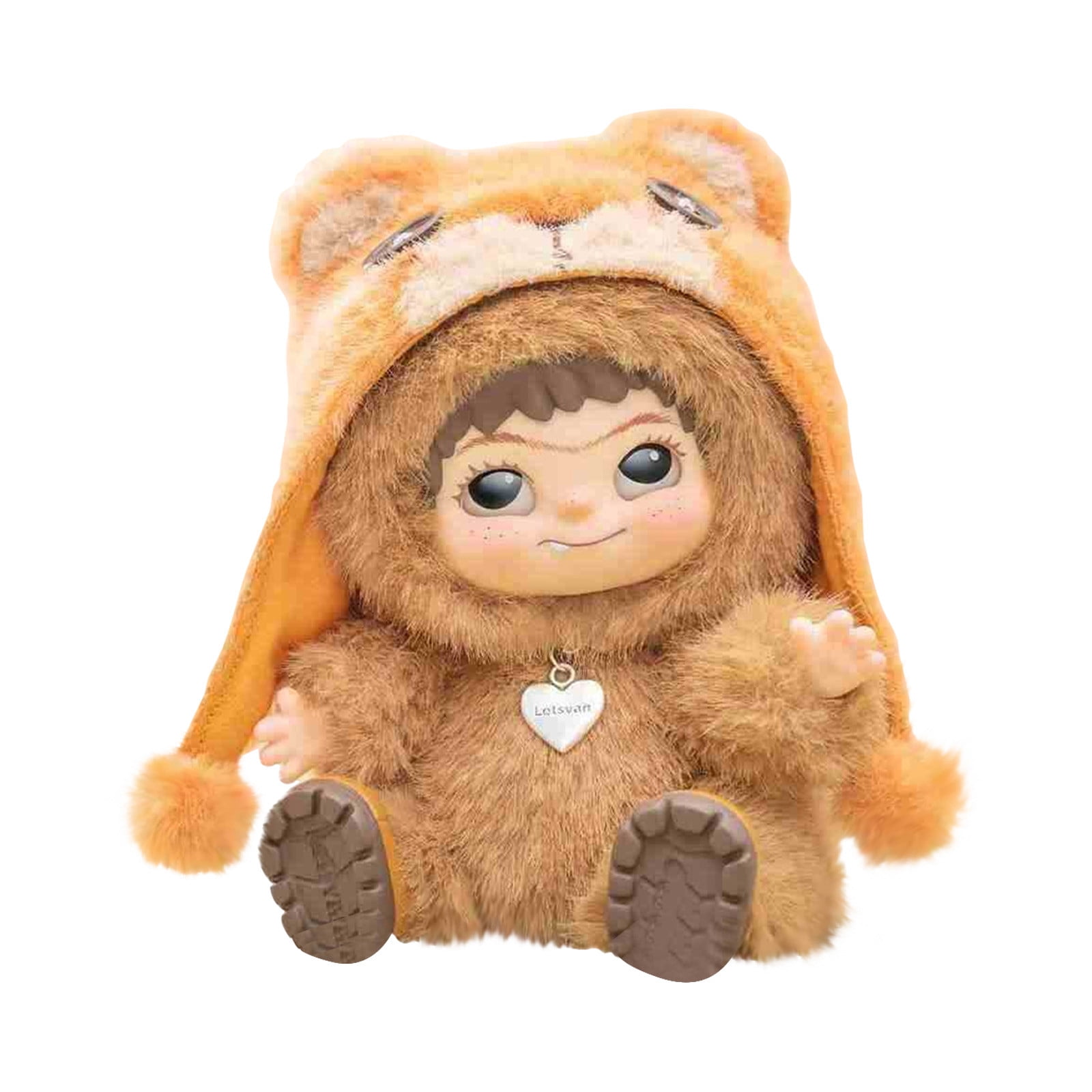 Plush Doll Blind Box,Fuzzy Trendy Fun Party Series Blind Box Cute wakuku Action Figure Mystery Box Plush Doll Bag Keychain Pendant(1 Pack)