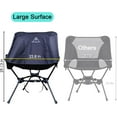 thumbnail image 2 of Portable Camping Chair with ReleaseLock, Stable Lightweight Camp Ultralight Folding Compact 330lbs, Backpacking Foldable Chairs for Outside, Beach, Picnic, Hiking, Festival & Travel - Black, 2 of 8
