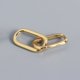 thumbnail image 5 of Qarigey 1 par de aretes geométricos para mujer, joyería exquisita, pendientes para novias, accesorio de compromiso, vacaciones, cumpleaños, oro Type3 NO3 Qarigey AP011548-01, 5 of 6