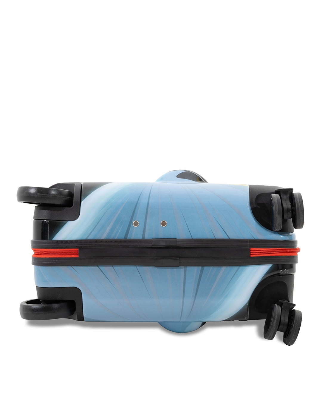 Kid's Disney Cars Lightning McQueen Character Ride On Scooter Hardside Luggage for Boys and Girls -Red