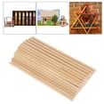 thumbnail image 1 of 100Pcs Unpainted Wooden Dowel Rods Sticks- Hardwood Dowels - Craft Dowels for Woodworking - for Model Building Games Kids Crafts Home Decor - 15cm, 1 of 10