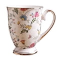 thumbnail image 1 of Ounissouiy Taza clásica de flores, tazas de cerámica para café, té, agua, contenedor, taza de cocina, tazas de oficina, tazas de té, suministros para Juegos de servir café y té Tipo3 Ounissouiy HA081621-03, 1 of 6