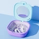 thumbnail image 1 of Caja de almacenamiento para retenedores dentales y aparatos de ortodoncia invisibles con espejo | Estuche de viaje portátil para limpieza y protección, 1 of 6